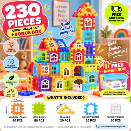 Creative Interlocking Building Blocks Set for Kids