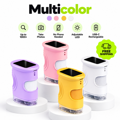 🔬 MicroScope™ – 1000× Kids Digital Microscope 🕵️‍♂️