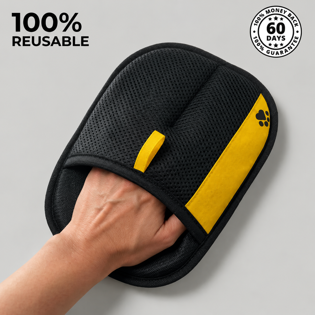 🐾 FurSwipe™ – Reusable Pet Hair Remover Glove.