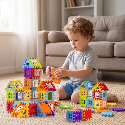 Creative Interlocking Building Blocks Set for Kids