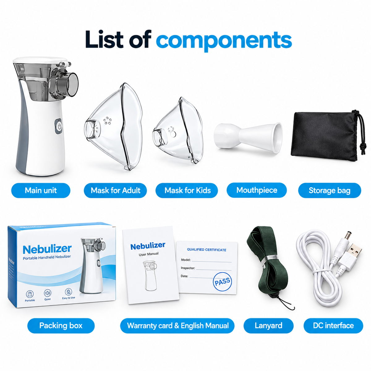 💨 AirMist™ – Portable Nebuliser + FREE Oximeter