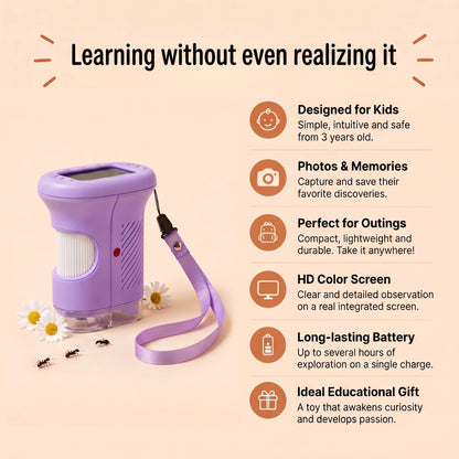 🔬 MicroScope™ – 1000× Kids Digital Microscope 🕵️‍♂️